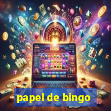 papel de bingo